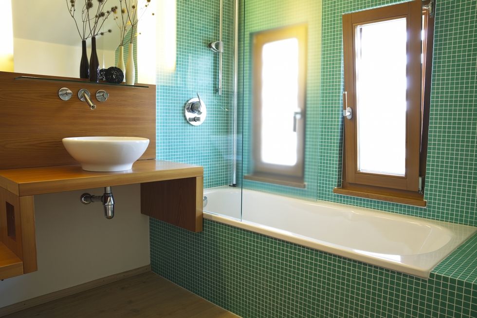 bathroom tile trends colorful tile 1490294677